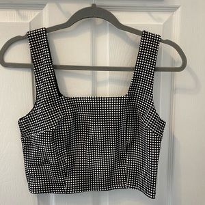 Gingham Style Crop Top